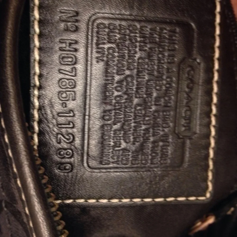 COACH y2k vintage ergo signature SIG C black HOBO BAG
